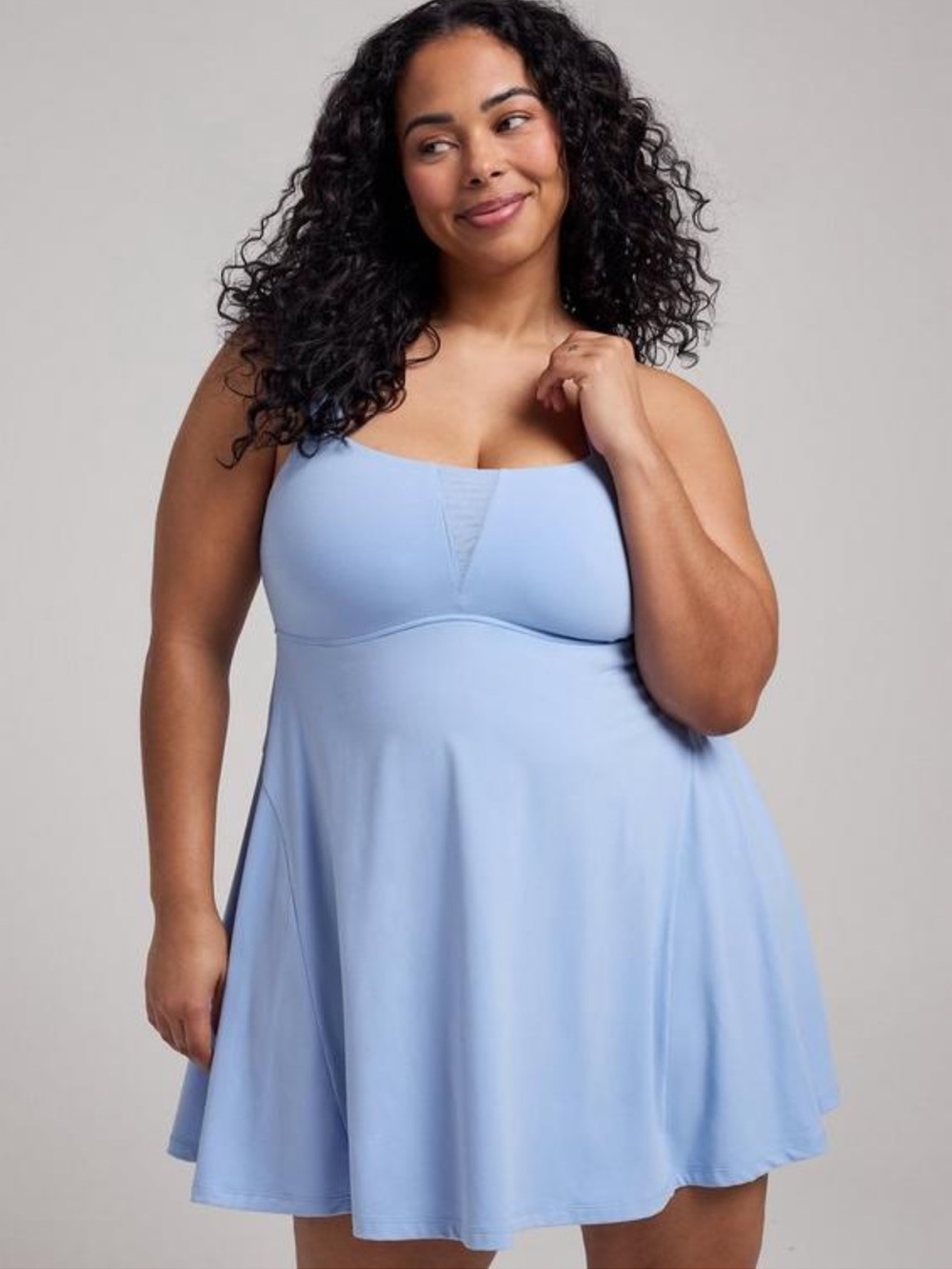 Torrid TRU Jersey Fit and Flare tennis dress